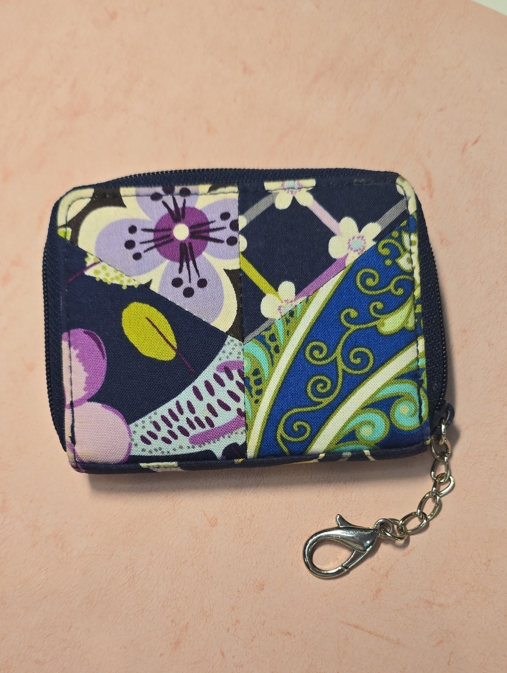 Vera Bradley - Retired Floral Nightingale Acordian Card Holder